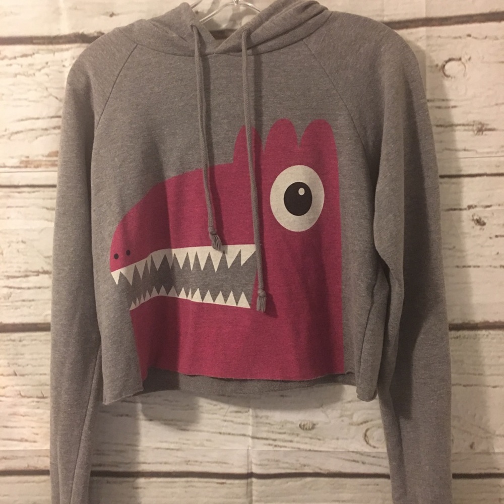 Forever 21 Hooded L/S Top, Sz M Super CUTE!!